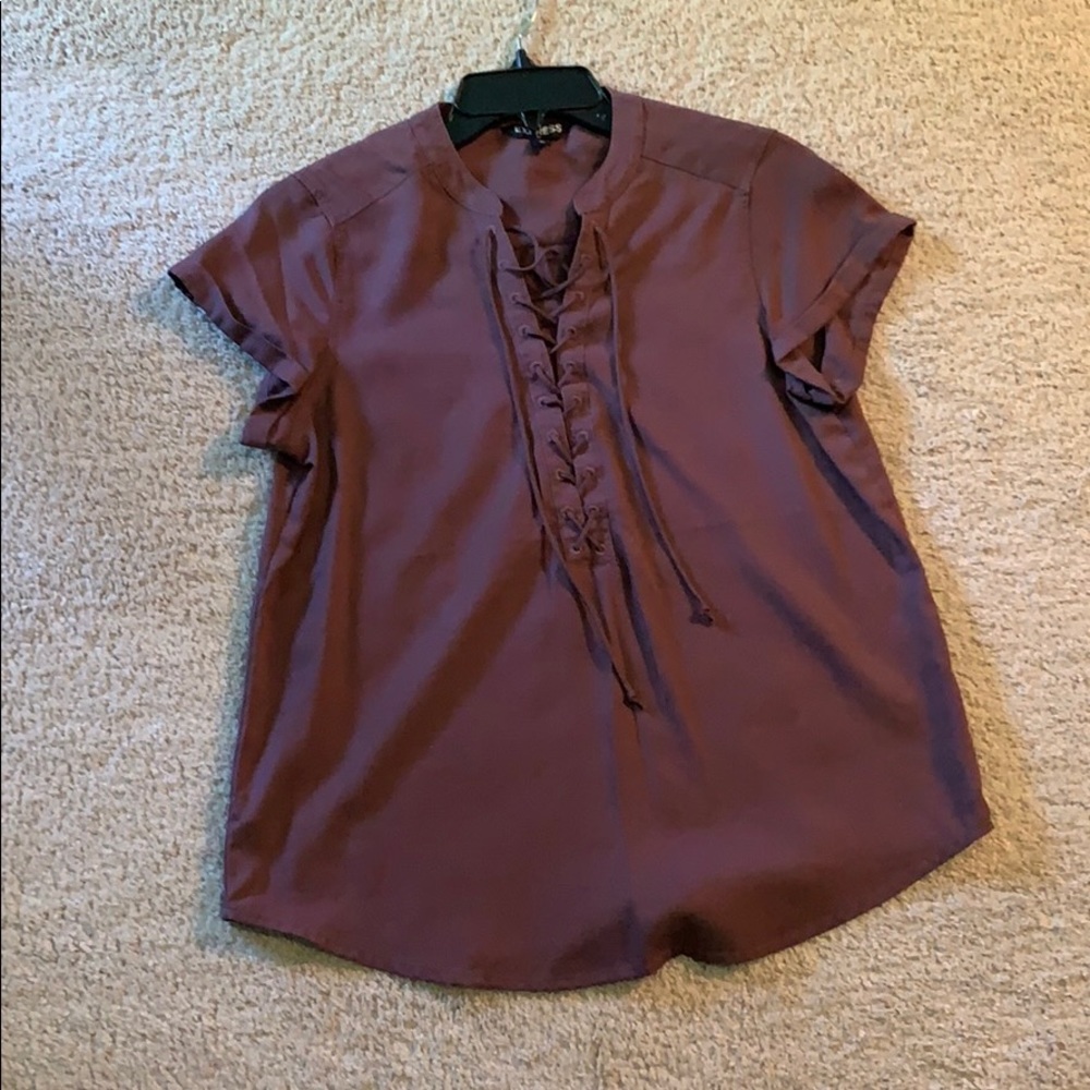 Purple Blouse From Express
